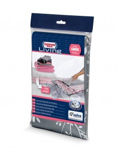 Set 2 saci pentru vidat, Bon Ton Large Gri, L80xl55 cm