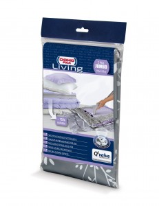 Set 2 saci pentru vidat, Bon Ton Jumbo Gri, L110xl90 cm