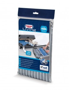 Set 2 saci pentru vidat, Bon Ton Large Gri, L70xl50 cm