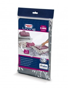 Set 2 saci pentru vidat, Bon Ton X-Large Gri, L105xl70 cm