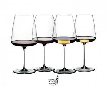 Set 4 pahare pentru degustare vin, din cristal Winewings Tasting Clear, Riedel