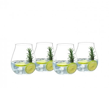 Set 4 pahare pentru gin, din cristal Gin Set Clear, 762 ml, Riedel