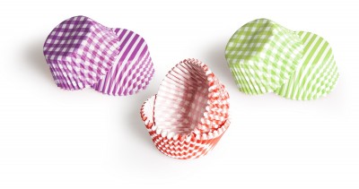 Set 50 forme pentru briose, din hartie, Ø6xH2 cm, Classic Cake Medium Multicolor