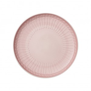 Set 6 farfurii intinse din portelan, It's my Match Blossom Alb / Roz, 24 cm, Villeroy & Boch