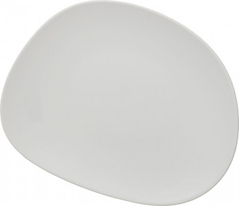 Set 6 farfurii salata, din portelan, Organic Alb, 21 cm, Villeroy & Boch