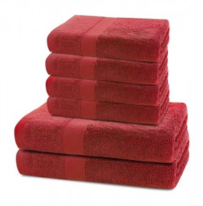 Set 6 prosoape de baie Marina Red