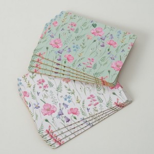 Set 8 suporturi oale fierbinti Gerlinda Alb / Verde, Modele Asortate, L40xl30 cm