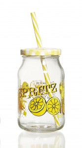 Set borcane cu pai si capac Spritz, Flirt, 450 ml, 6 piese