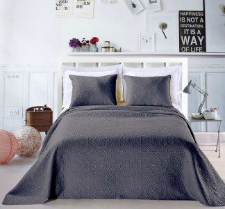 Set cuvertura si fata de perna Elodie Dark Grey