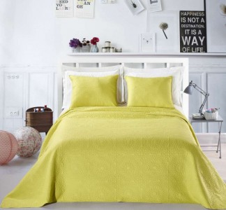 Set cuvertura si fata de perna Elodie Yellow