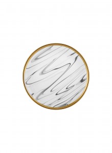 Set farfurii desert din portelan, Lines Multicolor, Ø19 cm, 6 piese