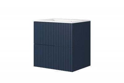 Set masca si lavoar incastrat, 60 cm, Nicole Bleumarin