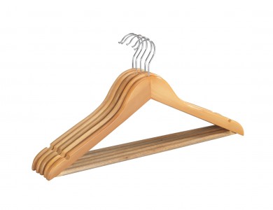 Set umerase din lemn, Eco Natural, L45xl1,2xH23,5 cm, 5 piese