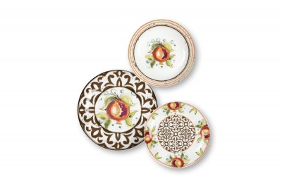 Set vesela din portelan, 18 piese, Modica Dinner Multicolor