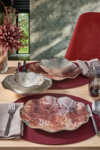 Set vesela din portelan, Dionne Dinner Multicolor, 24 piese