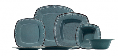 Set vesela din portelan, Kendal Dinner Bleu, 24 piese