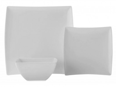 Set 12 piese Dinner, Portelan, Alb, East meets West