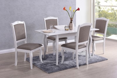 Masa extensibila din lemn Shelly White, L150-110xl70xH76cm