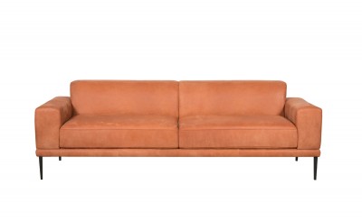 Canapea fixa 3 locuri Sophia Orange