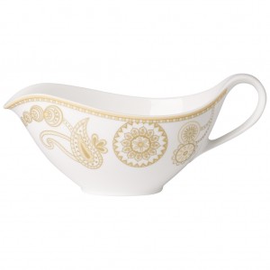 Sosiera din portelan, Anmut Samarah Alb / Bej, 450 ml, Villeroy & Boch