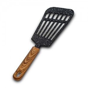 Spatula cu fante Nature Large Negru, L30,5 cm