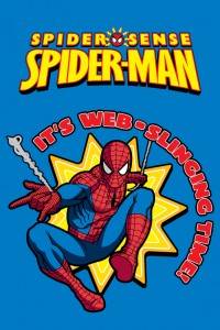 Covor Disney Kids Spider-Man Blue 951, Imprimat Digital