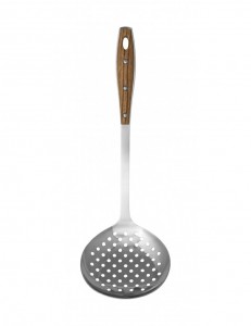 Spumiera din otel inoxidabil, Legno Natural, 32 cm