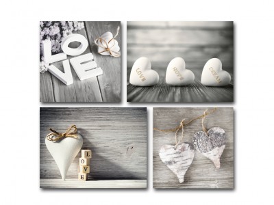 Tablou Canvas Shabby Sephia, 64x74 cm 