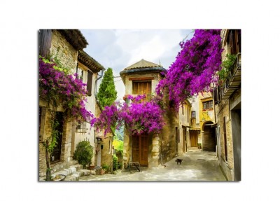 Tablou Canvas Watercolor Old Town, 60x80 cm