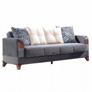 Canapea extensibila 3 locuri Star Grey K3