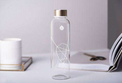 Sticla pentru apa Equa Mismatch White- 750 ml