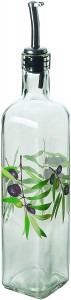 Sticla pentru ulei, 473 ml, L6xl6xH32 cm, Oliva Tall Transparent