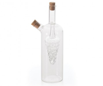 Sticla pentru ulei si otet, 300 ml, Ø8xH21 cm, Soffio Tall Transparent