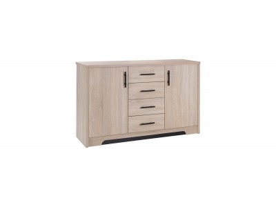 Comoda Barcelona Oak, l142xA45xH90 cm