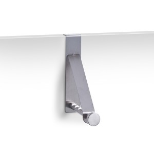 Suport de usa pentru umerase, din otel inoxidabil, Harold Gri, l3xA15,3xH15,4 cm