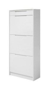 Suport incaltaminte, din MDF Chess White, l63xA24xH134 cm