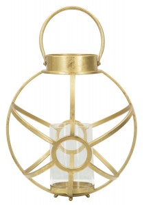 Suport metalic pentru lumanare Oxy Auriu, Ø29xH42,5 cm