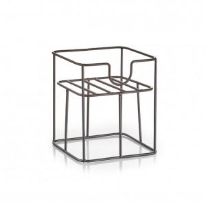 Suport metalic pentru dispenser bauturi, Beverage Negru, L16,5xl16,5xH19 cm