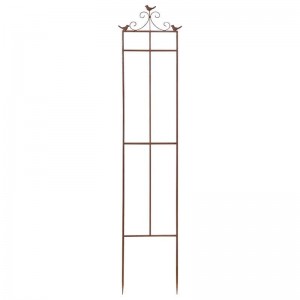 Suport metalic pentru flori, Birds Maro, l31,8xh160 cm