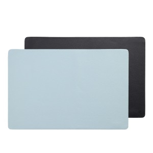 Suport vesela din piele ecologica, Two Tone Bleu / Negru, L45xl30 cm