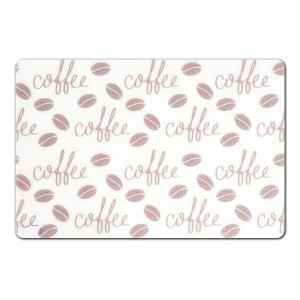 Suport vesela din PP, Coffee Rectangle Grej, L45xl30 cm