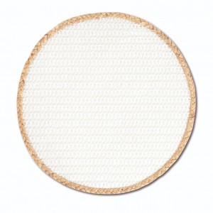 Suport vesela, Placemat Alb, Ø38 cm