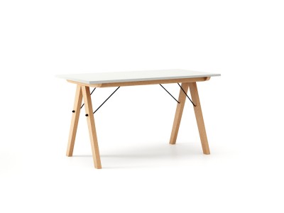 Masa Basic Light Grey, L140xl70xh75 cm