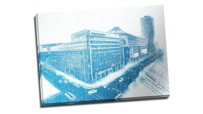 Tablou din aluminiu striat See You ... the Street