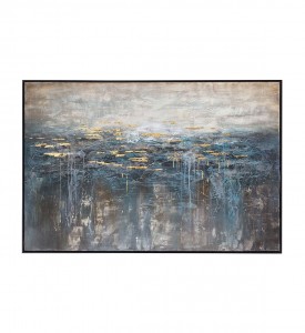 Tablou Canvas Berna Lake Green Multicolor, 150 x 100 cm