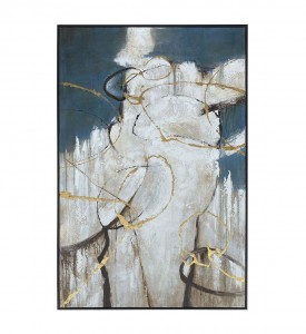 Tablou Canvas Berna Semicircles Multicolor, 100 x 150 cm