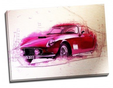 Tablou din aluminiu striat A Special Ride