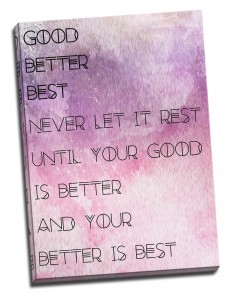 Tablou din aluminiu striat Self-Improvement