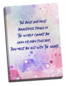 Tablou din aluminiu striat The Beauty Inside