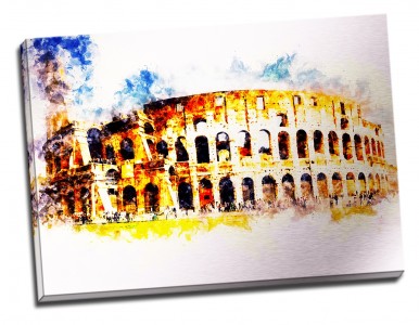 Tablou din aluminiu striat The Colosseum